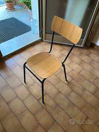 Sedie metallo/legno