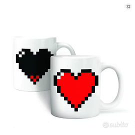 Tazza termosensibile animata effetto termico cuore