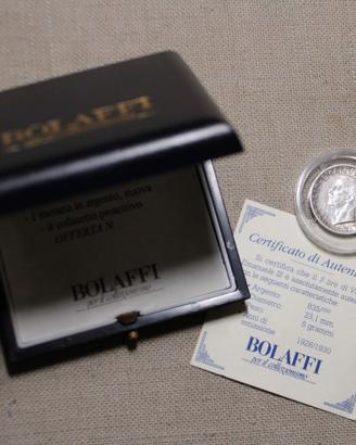 Moneta 5 Lire in argento (Colombina)