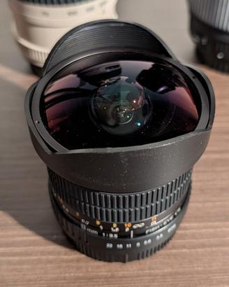 Samyang 8mm f/3.5 Fisheye per Canon (attacco EF)