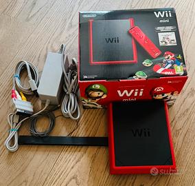 NINTENDO WII MINI - con accessori, 4 giochi e cavi