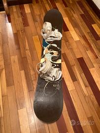 Snowboard rossignol + attacchi Drake Queen