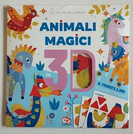Libro Attività "Animali Magici in 3D"
