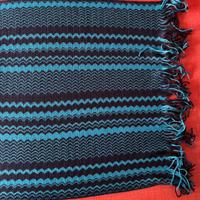 Sciarpa Missoni in misto lana zig zag con frange