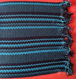 Sciarpa Missoni in misto lana zig zag con frange