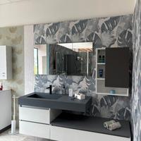 MOBILE BAGNO 180 CM - LAVABO IN ECOMALTA
