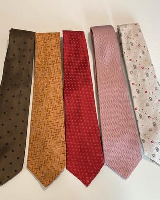 Cravatte vintage Kiton in seta