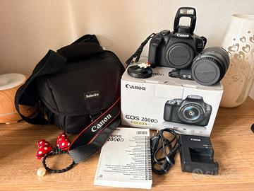 Canon EOS 2000D + obiettivo 18-55mm