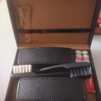 kit lucida scarpe vintage in pelle