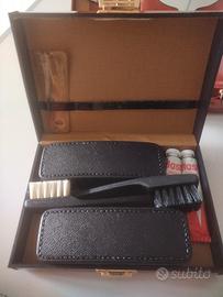 kit lucida scarpe vintage in pelle