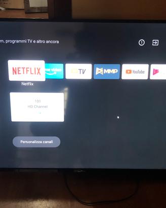 TV Smart Tech 55” – Funzionante (difetto schermo)