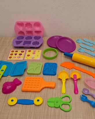 Accessori gioco cucina tipo Play Doh