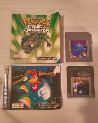 Nintendo Game boy libretti e giochi 
