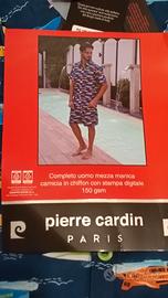 completo uomo camicia più bermuda L Pierre cardin