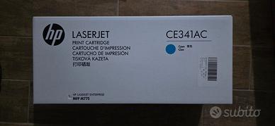 Toner ORIGINALE HP LaserJet CIANO CE341AC