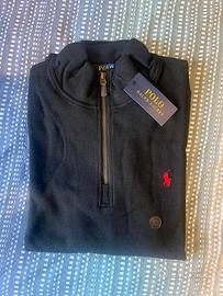 Felpa Quarter Zip Ralph Lauren Nera