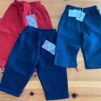 Pantaloni felpati 6-9 mesi e pantaloni 9-12 mesi
