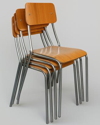Sedie vintage anni '70  (set da 4)