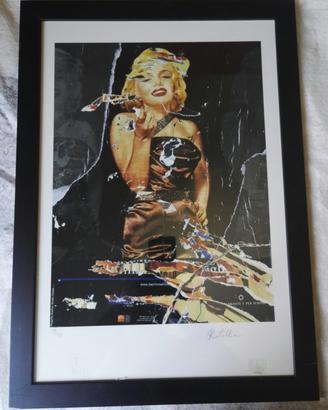 Quadro mimmo rotella-marilyn monroe