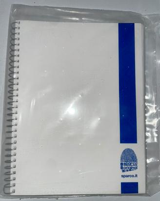 Quaderno leggi note Sparco