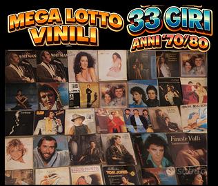 Lotto unico circa 300 LP vinili originali vintage 