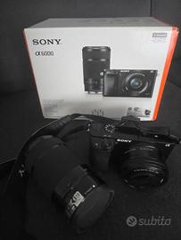 Sony a6000 Fotocamera con accessori