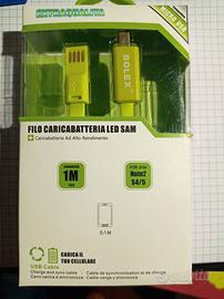 FILO CARICA BATTERIA LED SAM