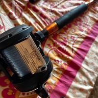 Canna e mulinello per tonno