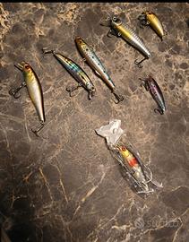 esche artificiali acqua dolce pesca trota luccio