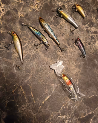 esche artificiali acqua dolce pesca trota luccio