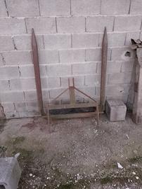 Forca posteriore per trattore per legna fieno