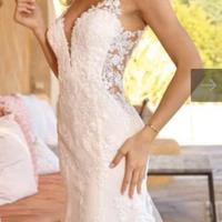 VESTITO DA SPOSA 2024 NUOVO IN PIZZO