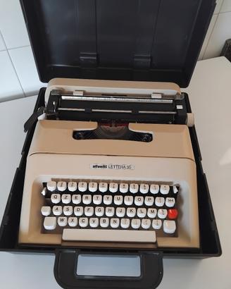 macchina da scricrivere olivetti 35