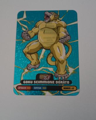 lamincard Dragon Ball GT numero 198 Goku scimmione