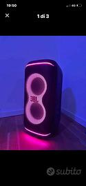 Due casse JBL partibox 120 usate due volte
