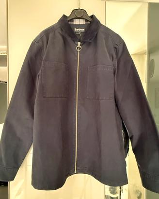 Barbour Lenker regular twill overshirt navy L