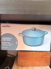 Casseruola Cocotte in Ghisa Royal VKB 24cm - Nuova