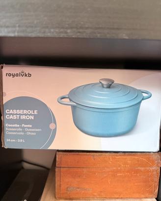 Casseruola Cocotte in Ghisa Royal VKB 24cm - Nuova