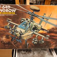 Modello ah-64 apache longbow,academy scala 1/48