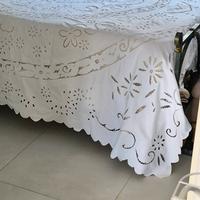 Copriletto lino vintage 1930