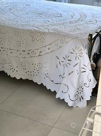 Copriletto lino vintage 1930