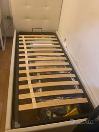 Letto sommier singolo  senza materasso