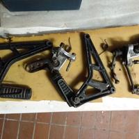 Cagiva 750 elefant pedane ant.  e post + strumento