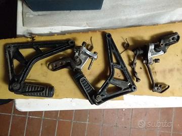 Cagiva 750 elefant pedane ant.  e post + strumento