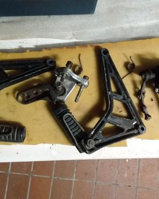 Cagiva 750 elefant pedane ant.  e post + strumento