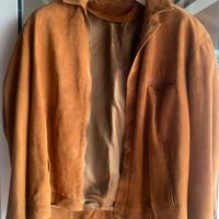 Giubbotto uomo in pelle scamosciata tg 52