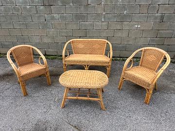 KIT SALOTTINO VIMINI/MIDOLLINO