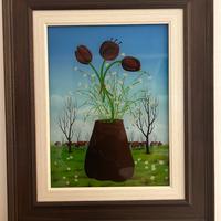 Quadro Oslec Pirac olio su vetro