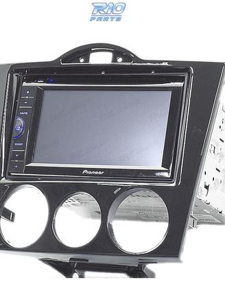 CORNICE NERA LUCIDA RADIO 2-DIN PER MAZDA RX-8 03-