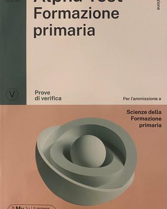 Libro di Alpha Test per Formazione Primaria